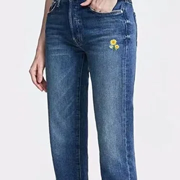 Modixun 15pcs Mini Flowers Iron On Patches for Crafting