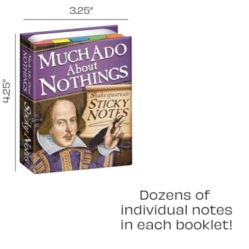 Shakespearean Sticky Notes Perfect Gift for Literature Lovers