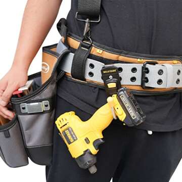 MELOTOUGH Tool Holster Cordless Drill Holster/Hook Single Tool Belt Hook