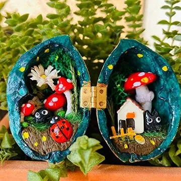 SHRJ 100Pcs Mini Brass Hinges for Crafting Projects