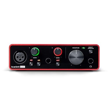 Focusrite Scarlett Solo Audio Interface Bundle - 4 Items