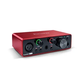 Focusrite Scarlett Solo Audio Interface Bundle - 4 Items