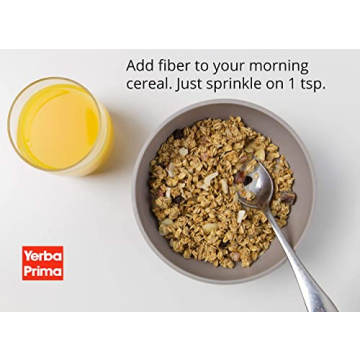 Yerba Prima Psyllium Husk Powder - Sugar Free Fiber Supplement