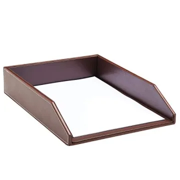 Gallaway Leather Desk Organizer Tray - Premium PU Leather