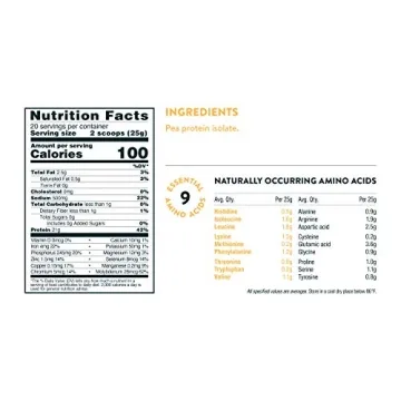 Nuzest Pea Protein Powder - Clean Lean Vegan Protein