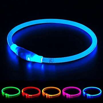 Ezierfy Reversible Dog Raincoat - Lightweight Raincoats Jacket for Dogs, Adjustable Hooded Dog Raincoats, Waterproof Rain Coat Slicker Poncho for Small to XX- Large Dogs and Puppies (Blue, One Size)