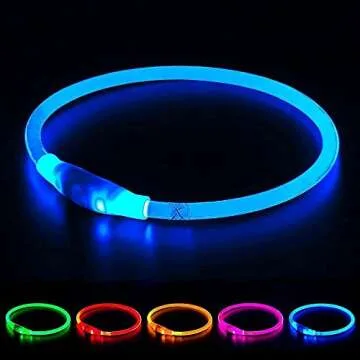 Ezierfy Reversible Dog Raincoat - Lightweight Raincoats Jacket for Dogs, Adjustable Hooded Dog Raincoats, Waterproof Rain Coat Slicker Poncho for Small to XX- Large Dogs and Puppies (Blue, One Size)