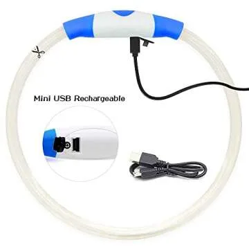 Ezierfy Reversible Dog Raincoat - Lightweight Raincoats Jacket for Dogs, Adjustable Hooded Dog Raincoats, Waterproof Rain Coat Slicker Poncho for Small to XX- Large Dogs and Puppies (Blue, One Size)