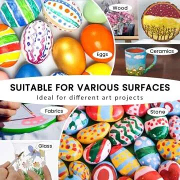 Deluxe Acrylic Paint Set - 40 PCS for Artists