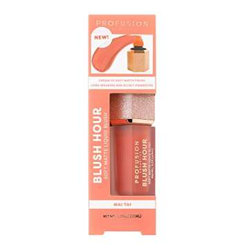 Profusion Cosmetics BLUSH HOUR LIQUID CREAM BLUSH (Mai Tai, 1)