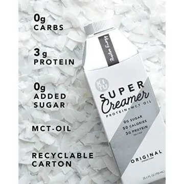 KITU SUPER COFFEE Keto Creamer | No Sugar & Delicious Flavors