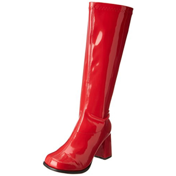 Ellie Shoes Women's Gogo Boot, Stylish Vintage Footwear in Red