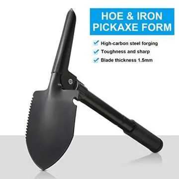 Honoson Foldable Camping Shovel for Outdoor Enthusiasts