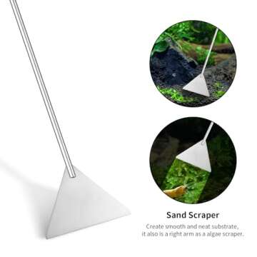 Ohtomber 4PCS Aquarium Tool Kit for Easy Maintenance