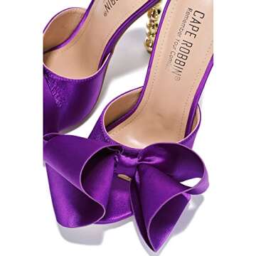 Cape Robbin Purple High Heels for Women - Size 6