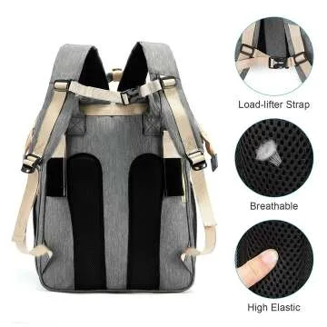 3 in 1 Diaper Bag Backpack with Changing Station