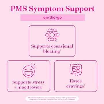 Pink Stork Organic PMS Support Sweets for Teens and Women - Simple & Natural Ingredients Vitamin B6 ...
