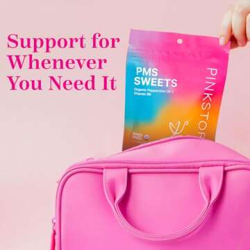 Pink Stork Organic PMS Support Sweets - Natural Relief