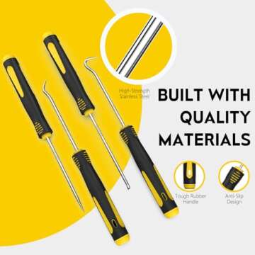 FJCTER Precision Hook and Pick Set for Automotive Tasks