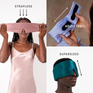 DROWSY Silk Sleep Mask for Stunning Luxury Sleep