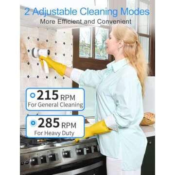 EASETIME Electric Spin Scrubber - Effortless Cleaning for Every Corner