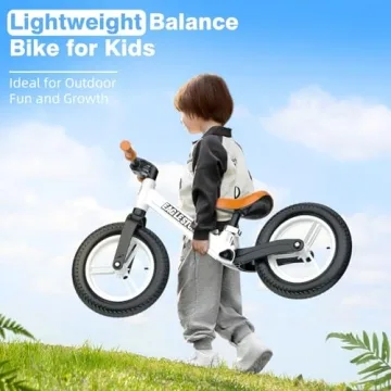 EagleStone Toddler Balance Bike with Colorful Lighting for Kids