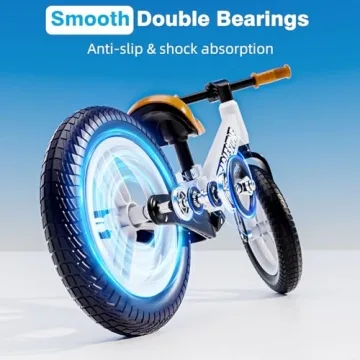 EagleStone Toddler Balance Bike with Colorful Lighting for Kids