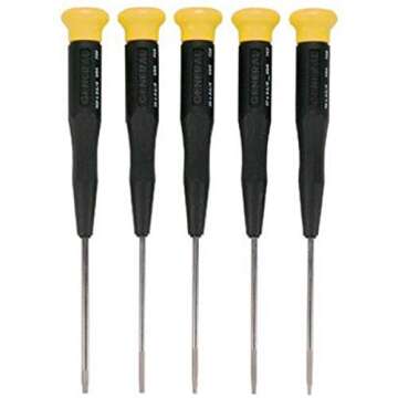 General Tools 711 Precision Ultratech Torx Screwdriver Set - 5 Piece
