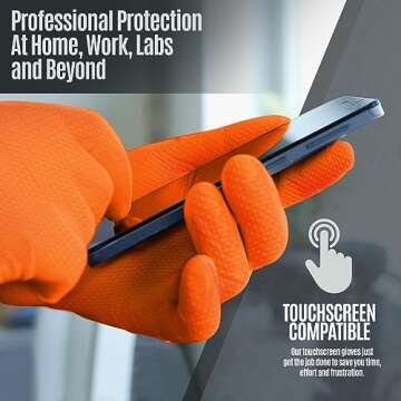 Durable MED PRIDE Maxx Strength 8 Mil Nitrile Gloves