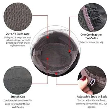 Great Grace 360 Curly Lace Front Wigs Human Hair Pre Plucked Brazilian Kinky Curly Lace Frontal Wig with Baby Hair 150% Density Remy Hair Wigs for Black Women (20 inch, Lace Front Wig)