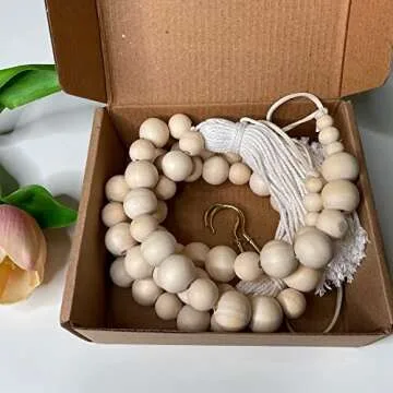 Charming YELLOW LOTUS Boho Curtain Tiebacks for Home