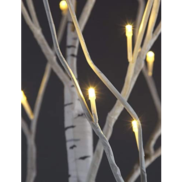 LIGHTSHARE Birch Tree Lights Warm White Indoor Outdoor Decor