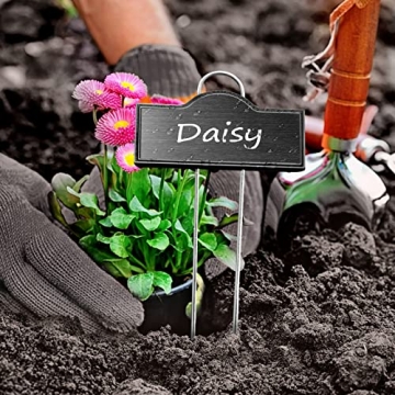 Weatherproof Stainless Steel Plant Markers 25 Pack for Gardens