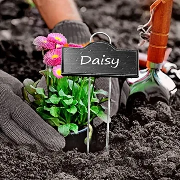 Weatherproof Stainless Steel Plant Markers 25 Pack for Gardens