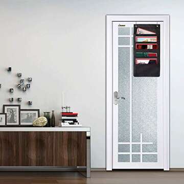 JiatuA 5 Pocket Hanging Storage Organizer for Home or Office