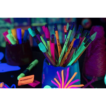 Dixon Ticonderoga Eraser Set - Bright Multi-Colored Combo