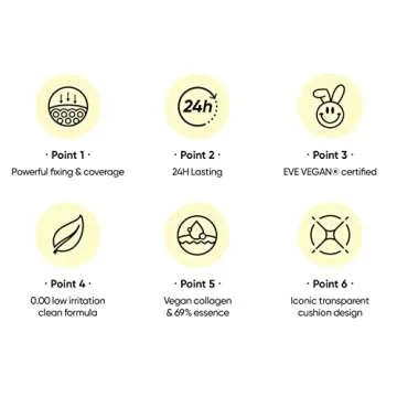 Meta Fixing Cushion Foundation 02 NUDE | Peach | Matte, glow, long-lasting, double coverage, clean beauty, lightweight, natural look, foundation for sensitive skin, hydrating cushion