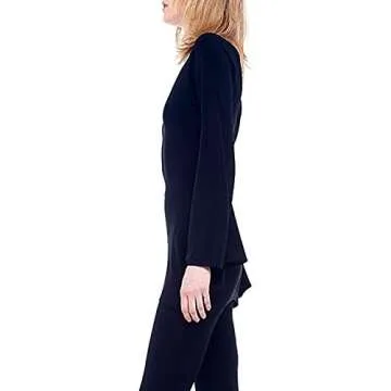 Norma Kamali Women's Modern Sculpture TOP, Black, XS