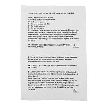 VenerareSaint Scapular | 100% Wool | Personalized Gifts