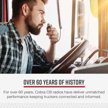 Cobra 29LX AM CB Radio - Emergency Communication & Weather Alerts