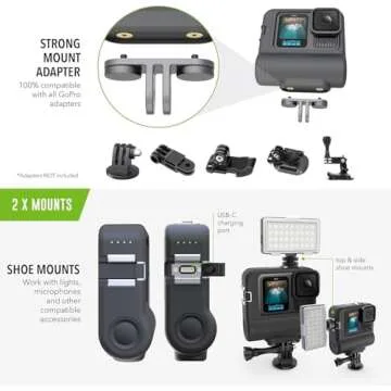 Re-Fuel 9Hr ActionPack Extended Battery (RF-6H50) for GoPro | Compatible with HERO7 Black, HERO6 Black, HERO5 Black & Hero Recording Cameras | IP68 Waterproof & Dust Proof | All-Weather