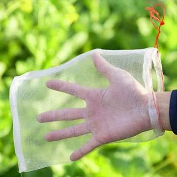 Maius Fruit Protection Bags - 100 Pack Reusable Garden Netting