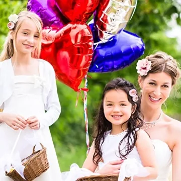 BBTO 21 Flower Hair Clips for Women - Stylish Floral Barrettes