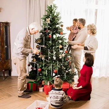 Stunning Glass Icicle Ornaments - 24 Pieces for Christmas