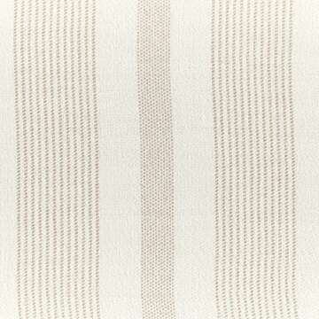 Amazon Brand – Stone & Beam Striped Throw Blanket, Soft and Easy Care, 80" x 60", Fringed, Natural