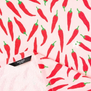 Kate Spade Hot Hot Hot Peppers Kitchen Towels 4-Pack Set
