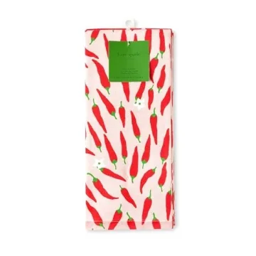 Kate Spade Hot Hot Hot Peppers Kitchen Towels 4-Pack Set