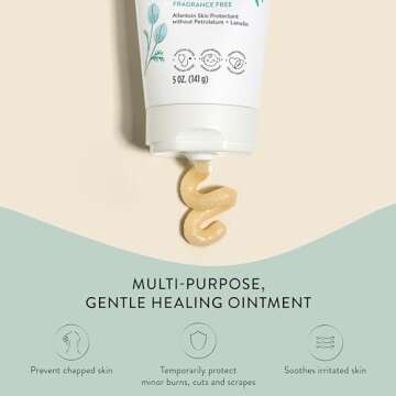 The Honest Company Head to Toe Multi-Purpose Healing Ointment | Gentle for Baby | Hypoallergenic, Vegan, Allantoin-Powered | 5 oz