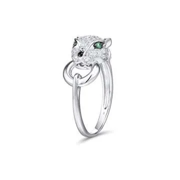Buy Santuzza Panther Ring - 925 Sterling Silver Jewelry