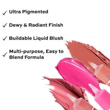 Revolution Beauty Superdewy Liquid Blush, Vegan & Buildable Formula, You Had Me At First Blush, 0.5 ...